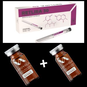 COMBO'S 1 x upa retlira (retratrutide) 30mg pen plus 2 x 10ml vials lipo vela lipolysi